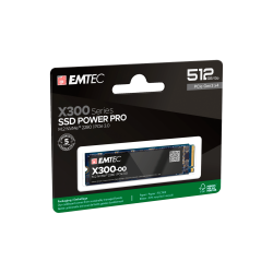 Emtec X300 M2 SSD Power Pro 512GB, interni M.2 SSD disk, 3000 MB/s čitanje