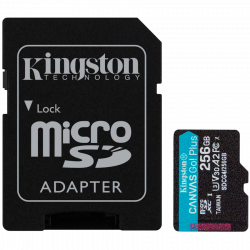 Kingston 256GB microSDXC kartica 200MB/s A2 U3 V30 | Giga Informatika