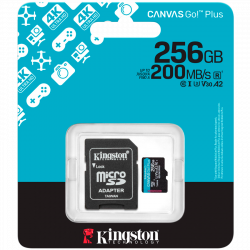Kingston 256GB microSDXC kartica 200MB/s A2 U3 V30 | Giga Informatika
