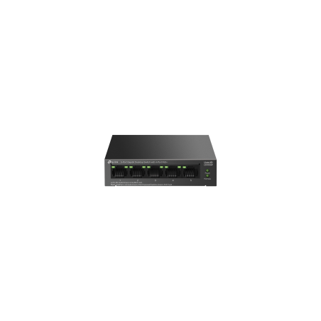 TP-Link LS105GP 5-Port Gigabit Desktop Switch with  4-Port PoE+, 4x Gigabit PoE+ Ports, 1x Gigabit Non-PoE Port, 802.3af/at,