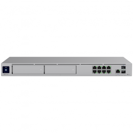 Ubiquiti Cloud Gateway rack-mount ruter, 10 Gbps performanse, multi-WAN load balancing