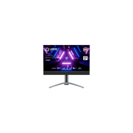 LORGAR 27MP1, UHD MiniLED Gaming Monitor Pro, 27'' (3840*2160) fast IPS flat monitor, black/milky grey