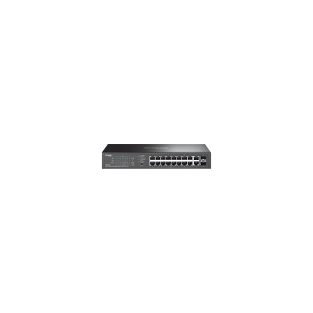 TP-Link ES220GP Omada 20-Port Gigabit Easy Managed Switch with 16-Port PoE+, 16x G PoE+ Ports, 2x G Non-PoE Ports, 2x G SFP