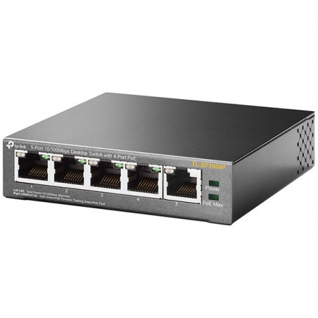 TP-Link TL-SF1005P PoE+ switch 5-portni 10/100Mbps, 4 PoE+ porta, 67W