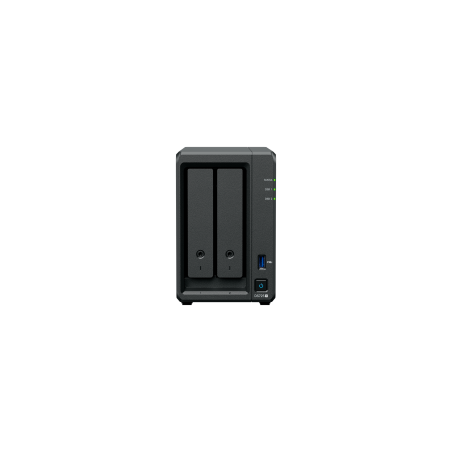 Synology DS725+, Tower, 2-Bays 3.5'' SATA HDD/SSD, 2 x M.2 2280 NVMe SSD, CPU AMD Ryzen R1600 dual-core (4-thread), max. boost