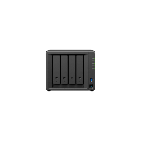 Synology DiskStation DS925+ Tower, 4-Bays 3.5'' SATA HDD/SSD, 2 x M.2 2280 NVMe SSD slot, CPU AMD Ryzen V1500B 4-core 2.2 GHz,