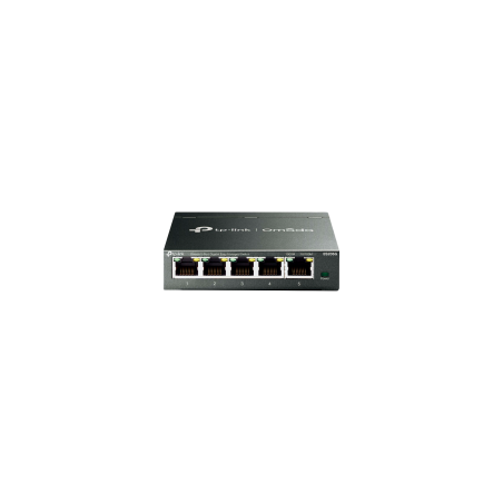 TP-LINK Omada 5-Port Gigabit Easy Managed Switch 5× Gigabit RJ45 Ports Desktop Steel Case Integration with Omada SDN Controller,