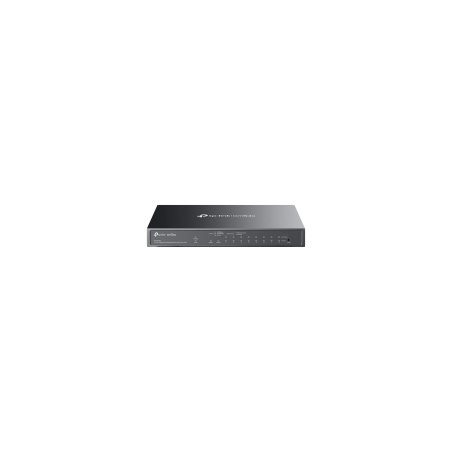 TP-LINK Omada 10-Port Gigabit Easy Managed Switch with 8-Port PoE+ 8× Gigabit PoE+ Ports, 1x Gigabit Non-PoE Ports, 1× Combo Gig