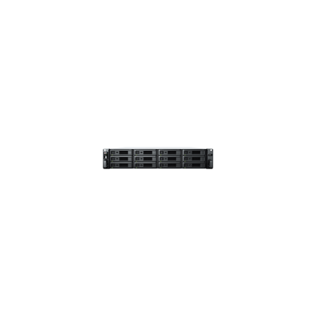 Synology RackStation RS2423+, Rack 2U, 12-bay 3.5''/2.5" SATA HDD/SSD, AMD Ryzen V1780B 4-core 3.35(base)/3.6 (turbo)GHz,8 GB