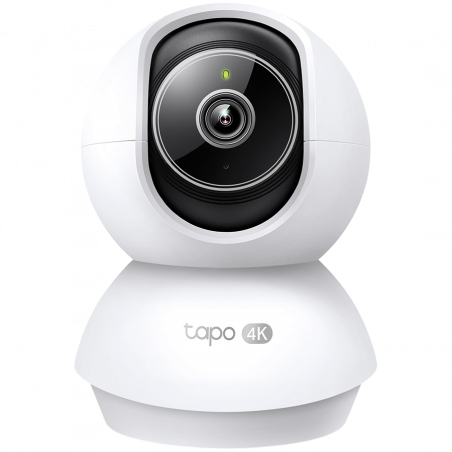 TP-Link Tapo C250 Pan/Tilt AI Home Security Wi-Fi Camera,  4K 8MP (3840x2160), 2.4 GHz, Pan/Tilt, Smart AI Detection and