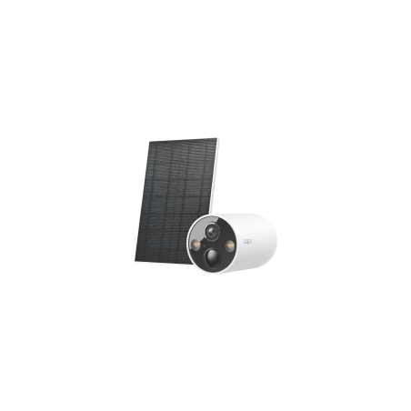 TP-Link Tapo C425 KIT, Solar Powered Security Camera Kit, 1 x Tapo C425, 1 x Tapo A201, 2K QHD ( 2650x1440), 2.4 GHz, 1000 mAh
