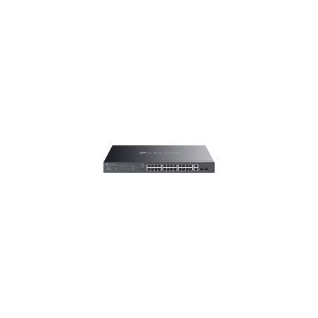 TP-Link ES228GMP Omada 28-Port Gigabit Easy Managed Switch with 24-Port PoE+, 24x Gigabit PoE+ Ports, 2x Gigabit Non-PoE