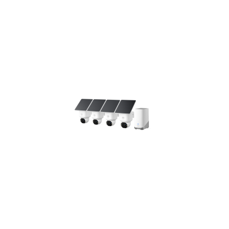 Anker eufy SoloCam E42 set 4 kamere + HomeBase 3 + 4 solarna panela, 4K, 360°