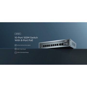 IMOU 8+2 PoE Switch 65W | Giga Informatika