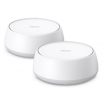 TP-Link Deco BE25(2-pack) BE3600 Whole Home Mesh Wi-Fi 7 System, 688 Mbps at 2.4 GHz + 2882 Mbps at 5 GHz, Internal Antennas,
