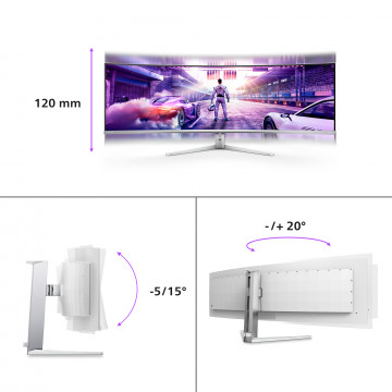 Philips Evnia 49M2C8900L/00 monitor 49" QD-OLED, 5120x1440, 144Hz, 0.03ms