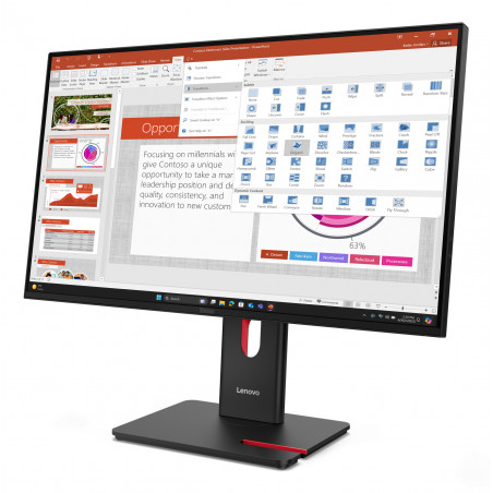 Lenovo ThinkVision T27-40 monitor 27" IPS, 1920x1080 FHD, 120Hz