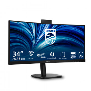 Philips 34B2U3600CH 34" zakrivljeni monitor, VA, 21:9, 3440x1440 WQHD, 120Hz