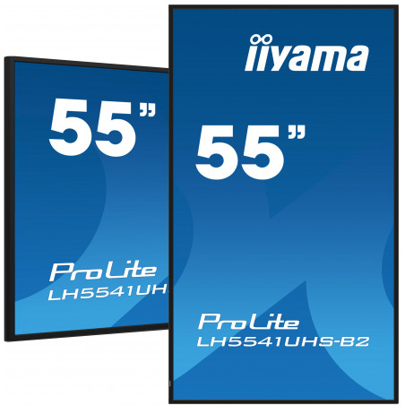 IIYAMA LH5541UHS-B2 55" Professional Digital Signage monitor 4K UHD, 500 cd/m²