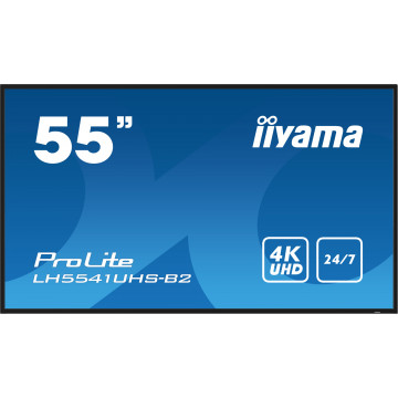IIYAMA LH5541UHS-B2 55" Professional Digital Signage monitor 4K UHD, 500 cd/m²