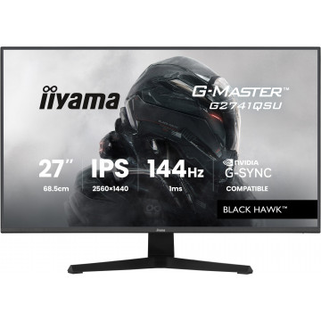 Iiyama G-Master Black Hawk 27 IPS gaming monitor 2560x1440 144Hz, G-SYNC Compatible
