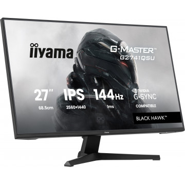 Iiyama G-Master Black Hawk 27 IPS gaming monitor 2560x1440 144Hz, G-SYNC Compatible