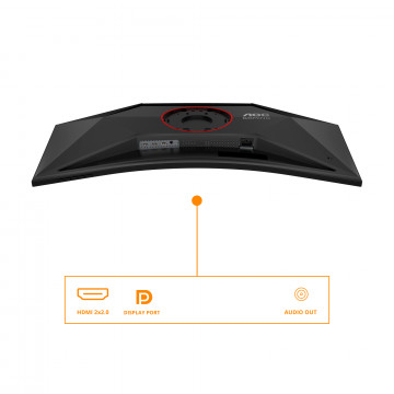 AOC CU34G4 gaming monitor 34" zakrivljeni, 3440x1440, 180Hz, 0.5ms MPRT