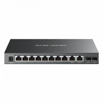 Mercusys MS112GMP 12-portni Gigabit switch sa 8 PoE+ portova, 110 W
