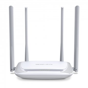 Mercusys 300Mbps Wireless N ruter, 4 LAN porta i 1 WAN port, 4 fiksne antene