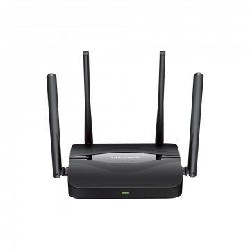 Mercusys MR25BE BE3600 Dual Band Wi-Fi 7 Router, 688 Mbps at 2.4 GHz + 2880 Mbps at 5 GHz,  4x Ext. Antennas,  3x G LAN Ports,
