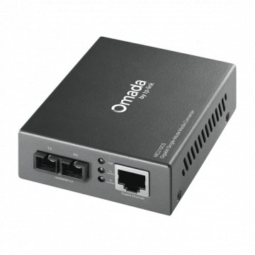 TP-Link MC210CS media konverter 1000Mbps RJ45 na single-mode SC optiku, do 15 km