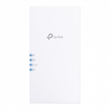 TP-Link RE220BE BE3600 Wi-Fi 7 Range Extender, 688 Mbps at 2.4GHz + 2882 Mbps at 5GHz, 2 x Internal Antennas, 1 x 1Gbps LAN
