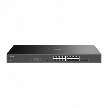 TP-Link SG2218 Omada 16-Port Gigabit Smart Switch with 2 SFP Slots, 16×G RJ45 ports and 2×G SFP slots, Fanless, Zero-Touch