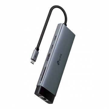 TP-Link UH9120C USB Type-C 9-Port Hub,1 x USB-C Connector,1 x HDMI 4K 60Hz Port,1 x USB-C PD 100W Port,1 x RJ45 1000Mbps