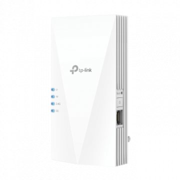 TP-Link RE700X - AX3000 Wi-Fi 6 Range Extender - 2.40 GHz, 5 GHz - Internal - 1 x Network (RJ-45) - Gigabit Ethernet - 12.50