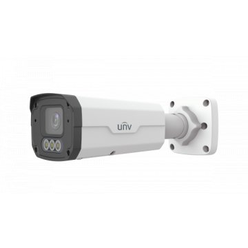 Uniview Full Color 4MP ColorHunter Dual-Light IP Bullet ANTIVANDAL kamera sa motorizovanim VF objektivom; 1/1.8