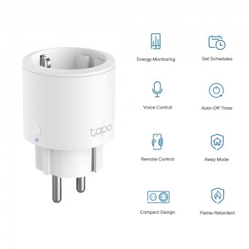 TP-Link Tapo P115 Mini Smart Wi-Fi utičnica sa mjerenjem potrošnje, 16 A