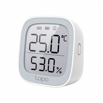 TP-Link Tapo T315 Smart Temperature and Humidity Monitor, 868 MHz, battery powered(2xAAA), 2.7 inch E-ink display, Tapo smart