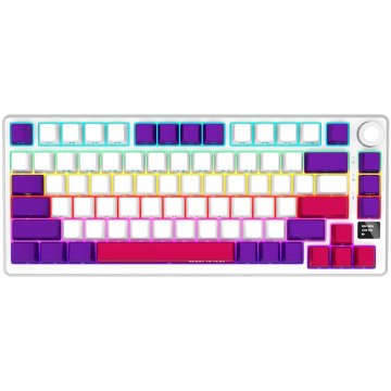 LORGAR KBP7075W bežična mehanička gaming tastatura 75%, bijela, EN layout