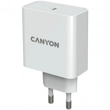 CANYON H-65, GAN 65W charger  Input:  100V-240V Output: 5.0V3.0A /9.0V3.0A /12.0V-3.0A/ 15.0V-3.0A /20.0V3.25A , Eu plug,