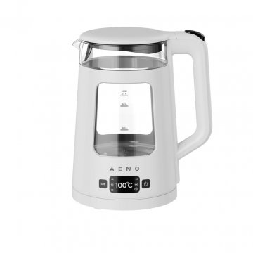 AENO Electric Kettle EK6: 1850-2200W, 2L, Strix, Square-shaped body, Transparent lid, High Resistant Glass, LED-Illumination,