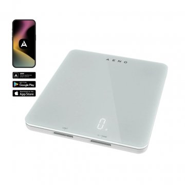 AENO KS1S Smart kuhinjska vaga, do 8 kg, Bluetooth, analiza 25 pokazatelja