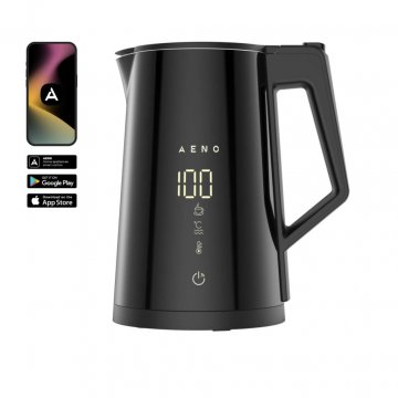 AENO Electric Kettle EK7S Smart: 1850-2200W, 1.7L, Strix, Double-walls, Temperature Control, Keep warm Function, Control via