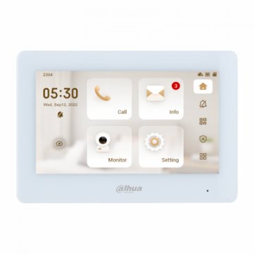 Dahua VTH5422HW-W 2-žilni videointerfonski monitor | Giga Informatika