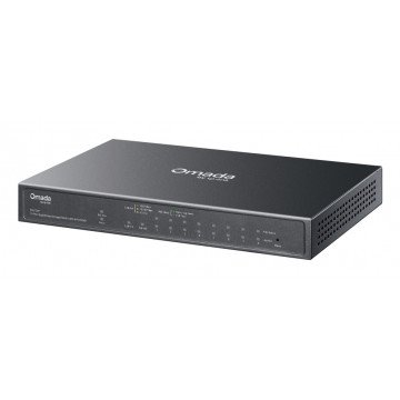 TP-Link ES210GP Omada 10-Port Gigabit Easy Managed Switch with 8-Port PoE+, 8x Gigabit PoE+ Ports, 1x Gigabit Non-PoE Ports,