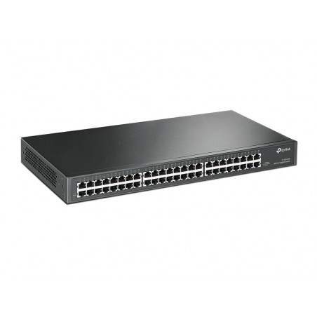 Switch TP-Link TL-SG1048, 48-Port Gigabit RJ45 10/100/1000Mbps Standard 19-inch rack-mountable steel case switch, 96Gbps