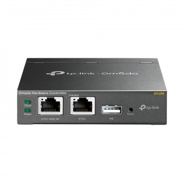 TP-Link OC200 Omada Cloud Controller, Centralized Management for Omada EAPs, 2 x 10/100 Port, 1xUSB 2.0, 1x Micro-USB Port, Up