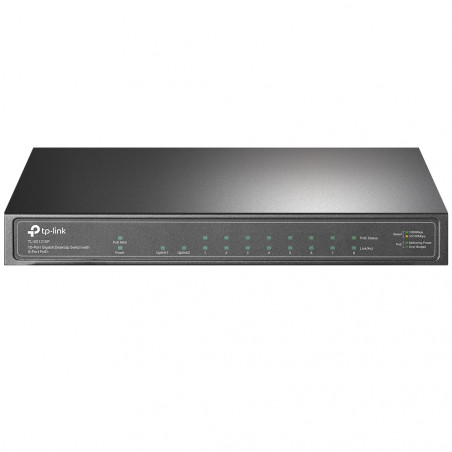 TP-Link SG1210P 10-Port Gigabit PoE+ switch za mrežu, 8 PoE+ portova, 802.3at/af