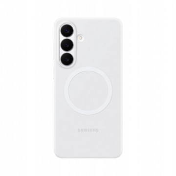 Samsung Galaxy S26+ Silikonska maskica sa magnetom, bijela, zaštita od udaraca i ogrebotina