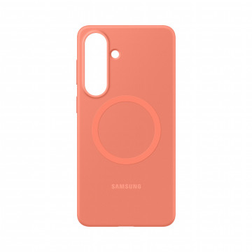 Samsung Galaxy S26+ Silikonska magnetna maska Coral Red, zaštitna futrola za mobitel